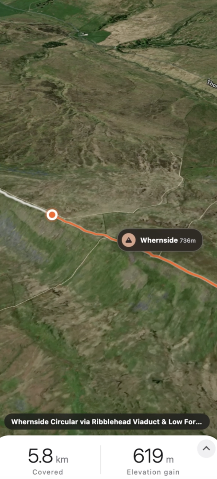 Go Guide route navigation in the app